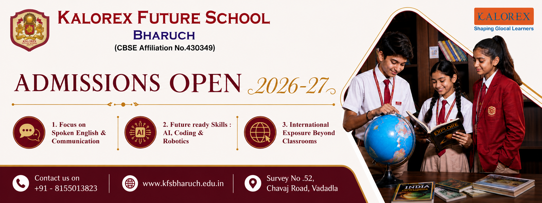 KFS Bharuch website banner